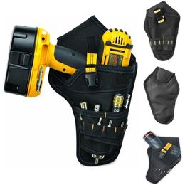 Tool Bag Portable Heavy Duty Drill Driver Holster Cordless Electrician Bit Holder Belt Pouch Waist Storage Pocket 221128