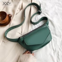 Waist Bags Casual For Women Leather Shoulder Travel Small Chest Fanny Pack Belt Purses Female Bolsos Solid Colour 221125