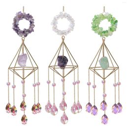 Keychains Handmade Crystal 48MM Window Hanging Home Decor Decoration Fairy Gift