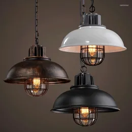 Pendant Lamps American Country Vintage Ceiling Lamp Industrial Style Lighting Retro Restaurant Cafe Bar Table Decorations Iron Chandelier