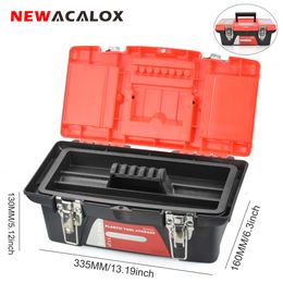 Tool Box ACALOX Portable Plastic es with Handle Two-Layer Storage Multipurpose Organiser for Art Craft/Cosmetic 221128