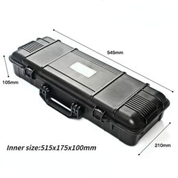 Tool Box 515x175x100mm Hunting Waterproof Shockproof Instrument Rifle Airsoft Sight Seal Storage Protection Organization 221128