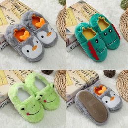 Slipper Toddler Infant Furry Kids Baby Warm Shoes Boys Girls Cartoon Softsoled s Casual Flat Cute Home Pantufa 221125