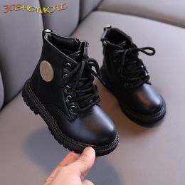 Stivali Bambini Ragazzi Scarpe Autunno Inverno Pelle Bambini Moda Bambino Ragazze Neve Calda 221125