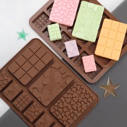 Waffle Silicone Mould Handmade Different Shape Chocolate Chip Jelly Mousse Cake Muffin Decoration Baking Supplies MJ1179