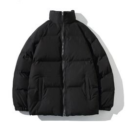 Men's Down Parkas Winter Jacket Men Thicken Warm Coat Mens Stand Collar Solid Colour Casual Parka Women Fashion Streetwear Oversize 5XL 221124