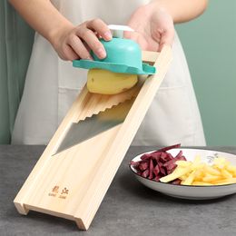 Frying Potato Knife French Fries Cutter Vegetable Tools Stainless Steel Slicer Fry Fruit Chip Gadget Wavy Cutting Salad Gadgets