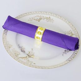 Table Napkin 10pcs/lot Square Polyester Cloth For Wedding Decoration Event Party El Home Supplies Tea Towels Napkins