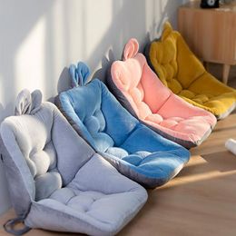 Pillow Candy Color Conjoined Armchair Seat Dinning Chair Mat Backrest Office Computer