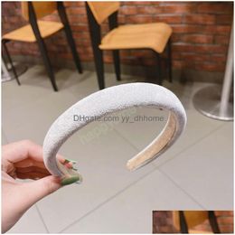 Headbands Female Plush Headbands Women Wild Go Out Net Red Simple Cute Girl Wash Face Hairband Accessories Drop Delivery Jewelry Hair Dhwye