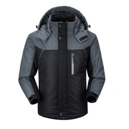Masculino de parkas masculino inverno espesso casaco de veludo ￠ prova de vento de alta qualidade jaqueta imperme￡vel masculina 221124