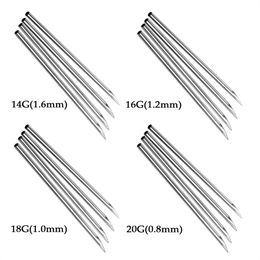 50 pcs /pack Wholesale Body piercing needles 12g.14g.16g.18g. 20g Individualised Package Needle SuppliesKit