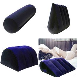 NXY Sex furniture Inflatable Pillow Sofa Bed Toys BDSM Body Wedge Support Pads Back Cushion for Woman Adults Games Car Shop Furniture 0427