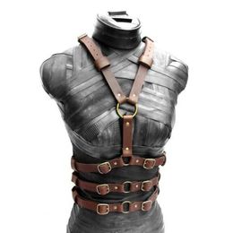 Women's Tanks Multilayer Shoulder Belt Leather With Adjustable Simple Leather Top