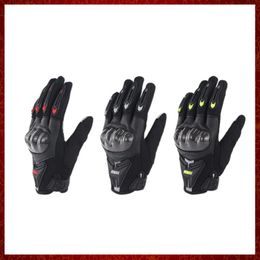 ST760 Motorcycle Gloves Carbon Fiber Leather Moto Riding Gloves Men Motorbike Protective Gears Motocross