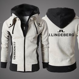 Mens Jackets J Lindeberg Golf Clothing Outdoor Sweatshirt Casual Male Jacket Fleece Hoodies Quality SportWear Harajuku Outwear 221128