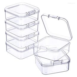 Jewellery Pouches 10 Pieces Mini Plastic Clear Storage Box For Collecting Small Items Beads Business Cards