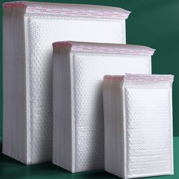 Mail Bags 50pcs White Foam Envelope Bubble Mailers Wholesale with Different Specifications Send Packaging Soft 221128