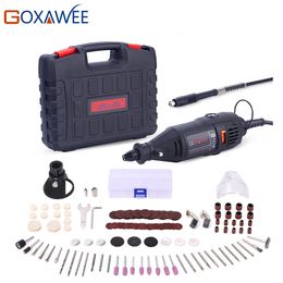 Electric Drill GOXAWEE 110V 220V Power Tools Electric Mini Drill with 0332mm Universal Chuck Shiled Rotary Tools For Dremel 3000 4000 221128