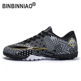 Kleidschuhe Binbinniao Größe 30-45 Professionelle Fußball Männer Kinder Jungen Turnschuhe Original Fußballschuhe TF Cleats Futsal 221125