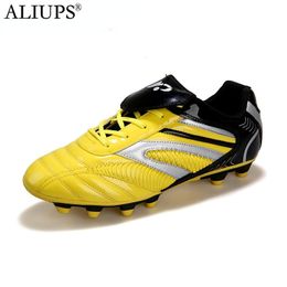 Dress Shoes ALIUPS Size 32-45 Children Men AG Football Boots Kids Turf Soccer Boy Girl Sneakers Trainers Cleats zapatos de futbol 221125