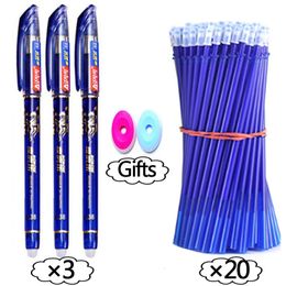 Gel Pens 25 Pcsset Cute Erasable Pens Kawaii Gel Pens Demon Slayer for Writing Office Accessories School Supplies Stationery Pen 221128