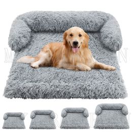 kennels pens SXXL Pet Dog Bed Sofa For Calming Warm Nest Washable Soft Furniture Protector Mat Cat Blanket Large s 221128