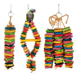 Other Bird Supplies Parrot Toy for Parakeets Agaponis Chewing Cardboard Destroy s s Large Small s Accessories 221128