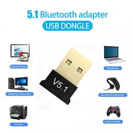 New V5.1 Wireless USB Bluetooth 5.1 Adapter Bluetooth Aux Bluetooth Transmitte Music Receiver Adaptador for PC Laptop