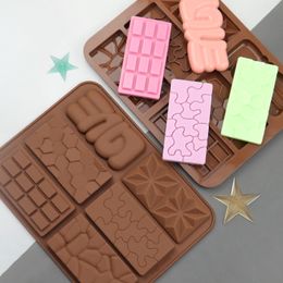 Chocolate Chip Silicone Mould Different Full Page Waffle Pieces Handmade Size Mould Muffin Cake Decoration Baking Tools MJ1180