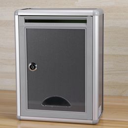 Garden Decorations Box Wall Suggestion Drop Lock Mount With Mailbox Mounted Ballot Donation For Locking Small Office Raffle Key Slot Comment Clear 221128