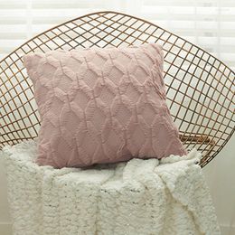 Pillow Case White Decorative Pillows For Sofa Fluffy Soft Solid Color Cushion Cover Home Decor The Plaid Throw Geometric