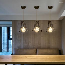 Chandeliers Modern LED Dining Table Ceiling Chandelier With Built-In Gypsophila Glass Lamps Nordic Minimalist Hallway Hall Indoor