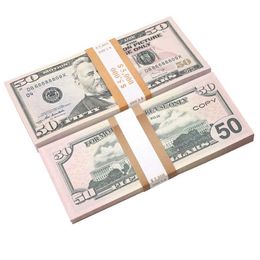 Funny Toy Money Movie prop banknote 10 dollars currency party fake notes children gift 50 dollar ticket for Movies Play Games 1OKW8
