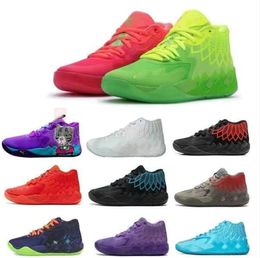 Sapatos de basquete Compre LaMelo Ball MB1 Homens Mulheres Tênis de basquete crianças para venda sapato Rick Morty Grade School Sport Shoe Trainner Sneakers US45US