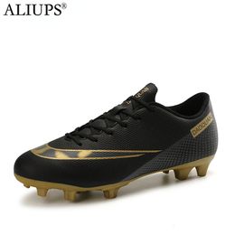 Dress Shoes ALIUPS Men Soccer Adult Kids TFFG Football Boots Cleats Grass Training Sport Footwear Sneakers Plus Size 32-47 221125