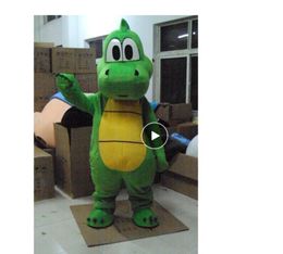 2022 Green Dragon Dinosaur Mascot Costume Fancy Costume Mascotte for Adults Gift for Halloween Carnival party