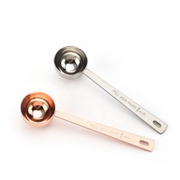 Coffee Measuring spoon Tools Stainless steel 30ML spoon Kitchen Milk powder spoons 15ML 5ML 20ML Scoop