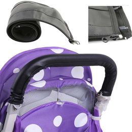 Stroller Parts Baby Pram Armrest Cover Case PU Leather Protective For Handle Wheelchairs Foldable And Washable