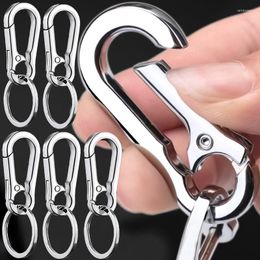 Keychains 5pcs Gourd Buckle Keychain Climbing Hook Car Simple Strong Carabiner Shape Accessories Metal Key Chain Rings
