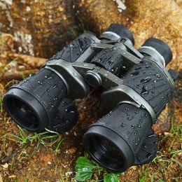 Telescope 10X50 High Magnification Baigish Big Eyepiece Wide Angle Night Vision Binoculars Outdoor Hunting Professional Military Binocular