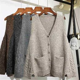 Women's Sweaters 2020 Sweater Women Vhals Sleeveless Vest Solid Loose Knitted Tops Vintage Fashion Korean Sweaters Outfit PZ3229 J220915