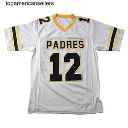 Custom Retro Tom Brady High School Football Jersey Men's All Stitched Mesh Any Name White