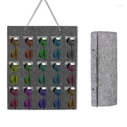 Storage Boxes Simple Style Space Saving Glasses Organiser Wall Hanging Bag Sunglasses Eyeglass Container Pouch