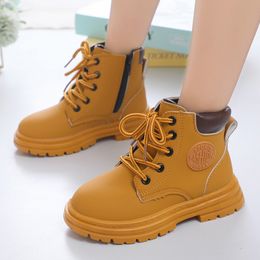 Boots Kids for Boys Girls Unisex Children Fashion Ankle Brand Auutmn Winter Rubber Toddlers Big Child 21-36 221129