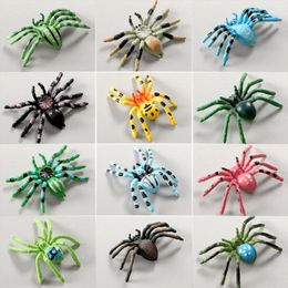 Simulation Spider Model Toy Decorative Props Spiders Models Ornaments Prank Trick Funny Toys Halloween Party Decorations Kids Learning Educational Toys