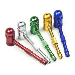 Portable Metal Pipe multi-color Aluminium hammer pipe oil burner