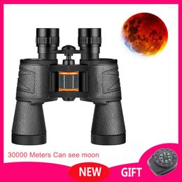 Telescope 20X50 Powerful Binoculars Professional High Magnification HD BAK4 Prism Low Light Night Vision Space For Camping