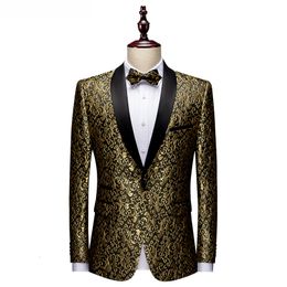 Men's Suits Blazers Men Banquet Party Prom Ball Slim Fit Wedding Tuxedo Suit Jackets Shawl Lapel Stage Costume Nightclub Singer Host Dancer 221128