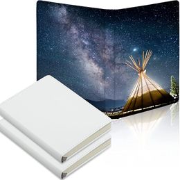 Sublimation Blanks Journal Notebook Blank A6 PU Leather Journals Binder Diary Notebook 95 Pages